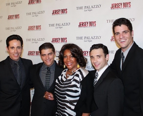 Jeff Leibow, Deven May, Mary Wilson, Rick Faugno and Peter Saide